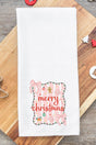 Merry Christmas Doodle Coquette Waffle Kitchen Towel - Wholesale Accessory Market