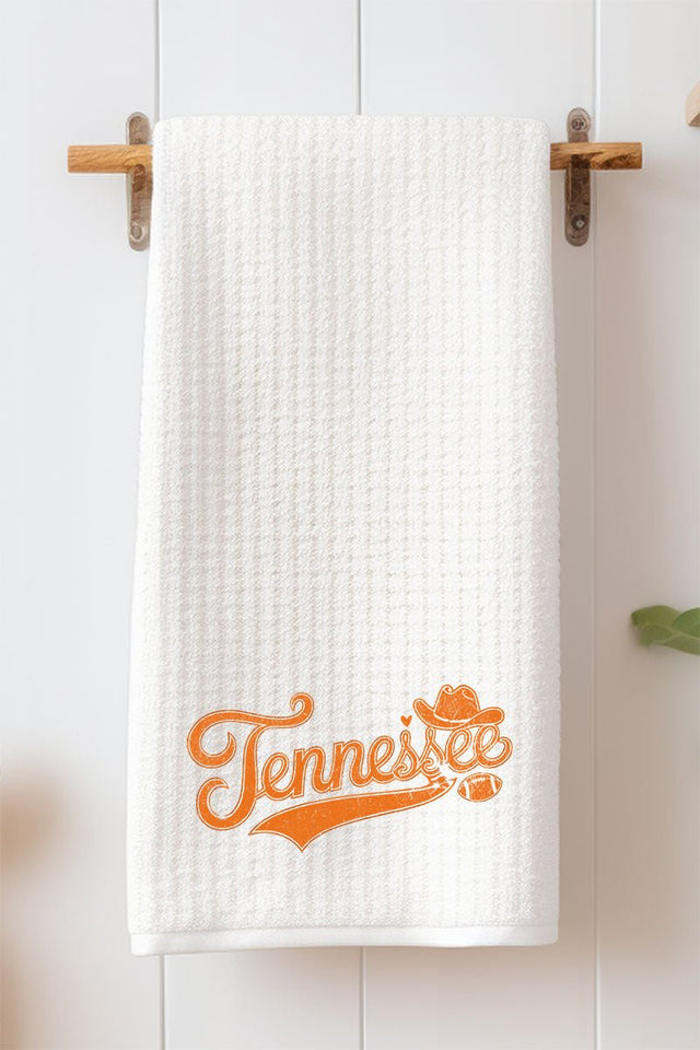 Orange Crush Tennessee Waffle Kitchen Towel - Wholesale Accessory Market