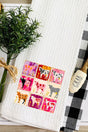 Patchwork Pastures Waffle Kitchen Towel - Wholesale Accessory Market