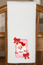 Preppy Santa Coquette Waffle Kitchen Towel - Wholesale Accessory Market