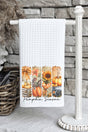 Pumpkin Season Collage Waffle Kitchen Towel - Wholesale Accessory Market
