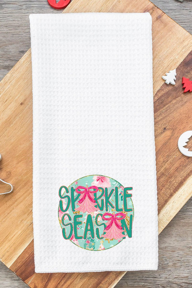 Sparkle Season Waffle Kitchen Towel - Wholesale Accessory Market