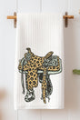 Spotted Saddle Waffle Kitchen Towel - Wholesale Accessory Market