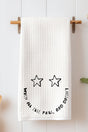 Star Eyes God Never Fails Waffle Kitchen Towel - Wholesale Accessory Market