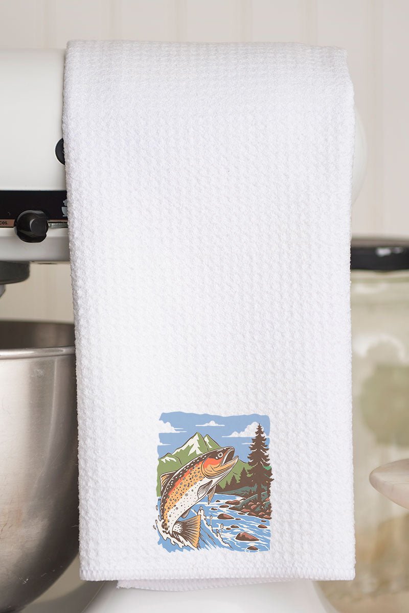 Stay Bassy Waffle Kitchen Towel - Wholesale Accessory Market