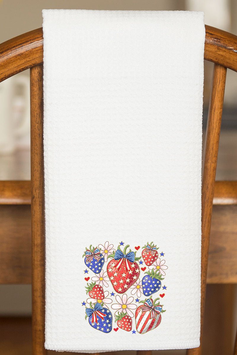 Sweet Freedom Waffle Kitchen Towel - Wholesale Accessory Market
