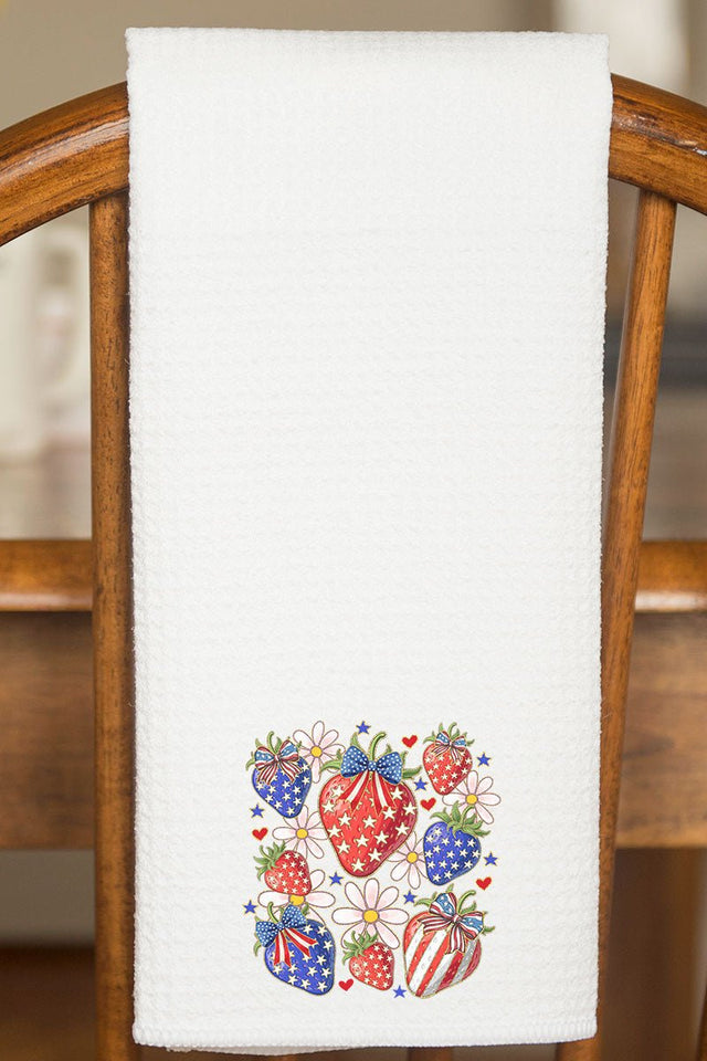 Sweet Freedom Waffle Kitchen Towel - Wholesale Accessory Market