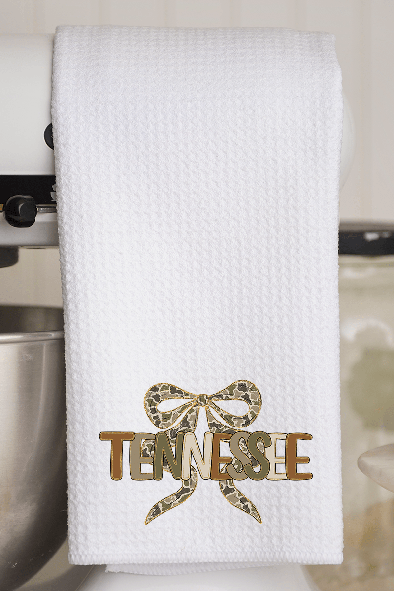 Sweet Home Camo Tennessee Waffle Kitchen Towel - Wholesale Accessory Market