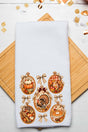Thanksgiving Portraits Waffle Kitchen Towel - Wholesale Accessory Market