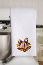 The Painted Christmas Bells Waffle Kitchen Towel - Wholesale Accessory Market