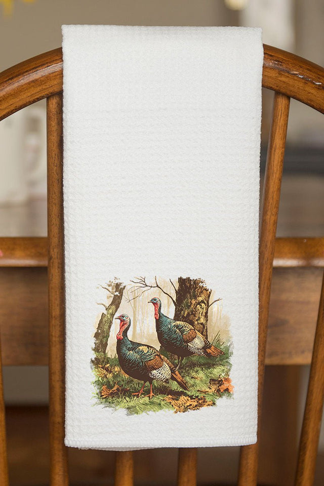 Turkey Trails Waffle Kitchen Towel - Wholesale Accessory Market