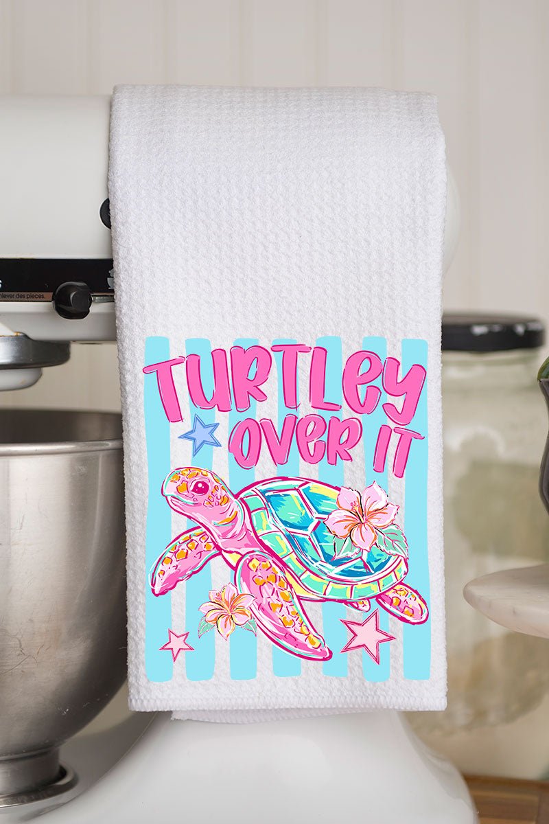 Turtley Over It Waffle Kitchen Towel - Wholesale Accessory Market