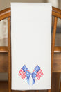 Watercolor Stars And Stripes Waffle Kitchen Towel - Wholesale Accessory Market