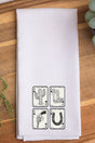 Western Four Of A Kind Waffle Kitchen Towel - Wholesale Accessory Market
