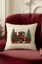 Faux Yarn Mistletoe Express Decorative Pillow Cover - Wholesale Accessory Market