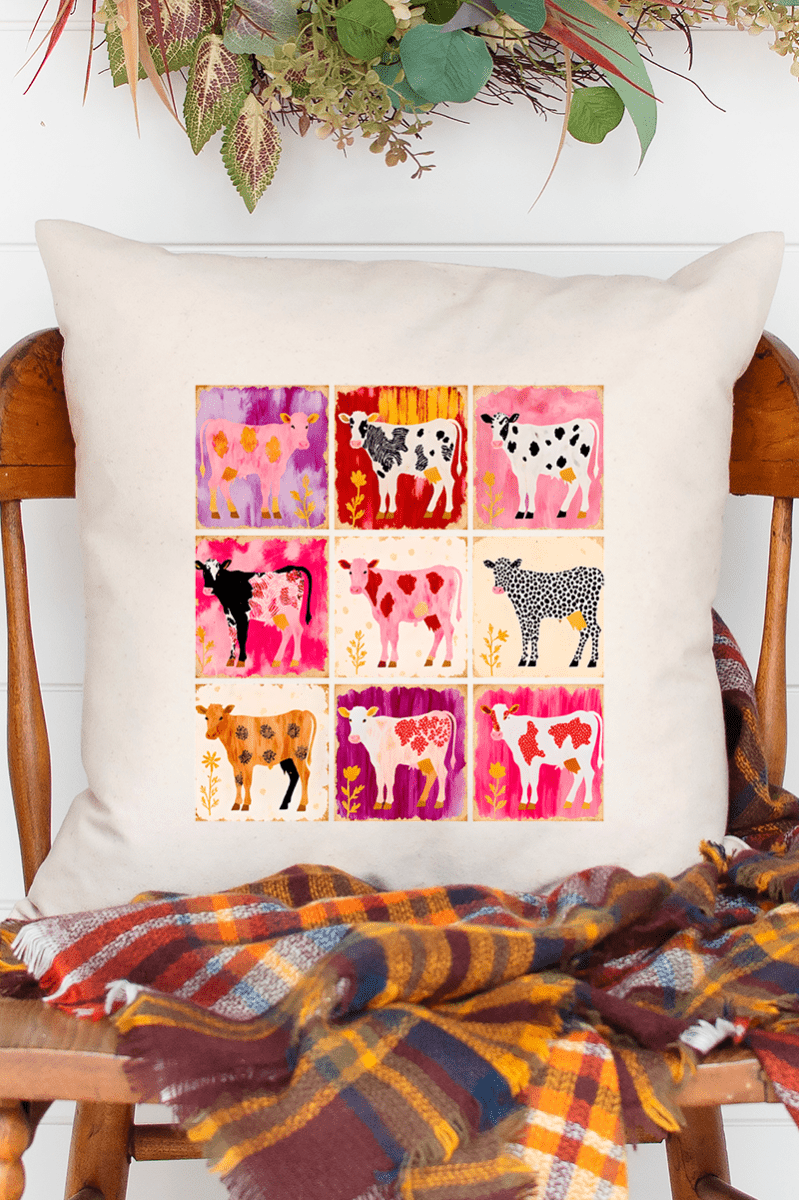 Patchwork Pastures Decorative Pillow Cover - Wholesale Accessory Market