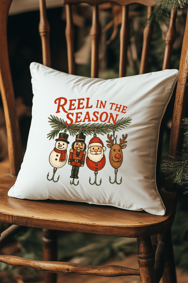 Reel In The Season Decorative Pillow Cover - Wholesale Accessory Market