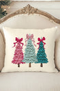 The Painted Trio Trees Decorative Pillow Cover - Wholesale Accessory Market