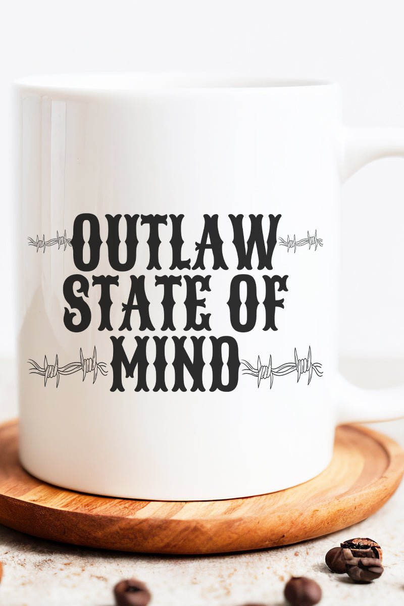 Barbed Wire Outlaw Ceramic Mug - Wholesale Accessory Market