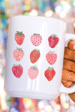 Berry Best Strawberries Ceramic Mug - Wholesale Accessory Market