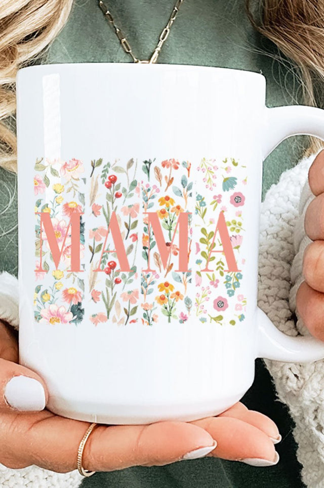 Blooming Boho Mama Ceramic Mug - Wholesale Accessory Market