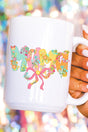 Butterflies & Bows Mama Ceramic Mug - Wholesale Accessory Market