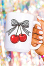 Checkered Cherry Dreams Ceramic Mug - Wholesale Accessory Market