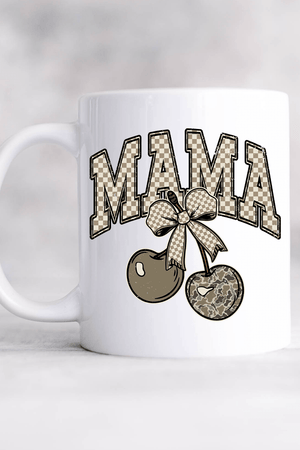 Cherry Luxe Mama Ceramic Mug - Wholesale Accessory Market