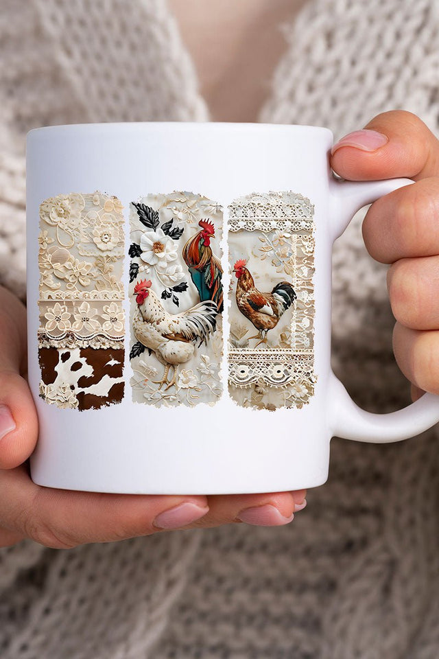 Chic 'n Lace Ceramic Mug - Wholesale Accessory Market