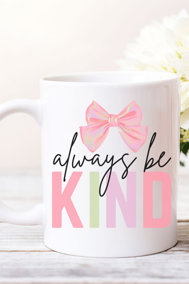 Coquette Always Be Kind Ceramic Mug - Wholesale Accessory Market