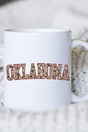 Crimson Oklahoma Camo Ceramic Mug - Wholesale Accessory Market