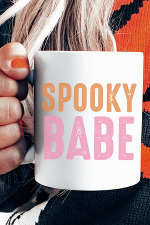 Distressed Spooky Babe Ceramic Mug - Wholesale Accessory Market