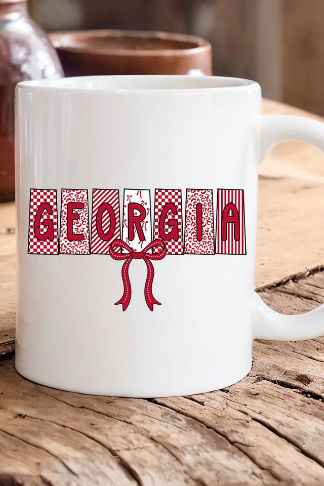 Doodle Georgia Coquette Ceramic Mug - Wholesale Accessory Market