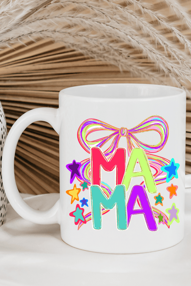 Doodle Stars Mama Ceramic Mug - Wholesale Accessory Market