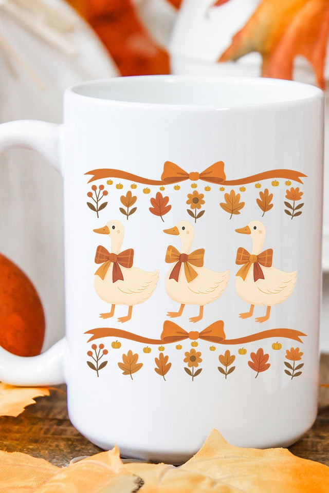 Fall Geese Girls Ceramic Mug - Wholesale Accessory Market