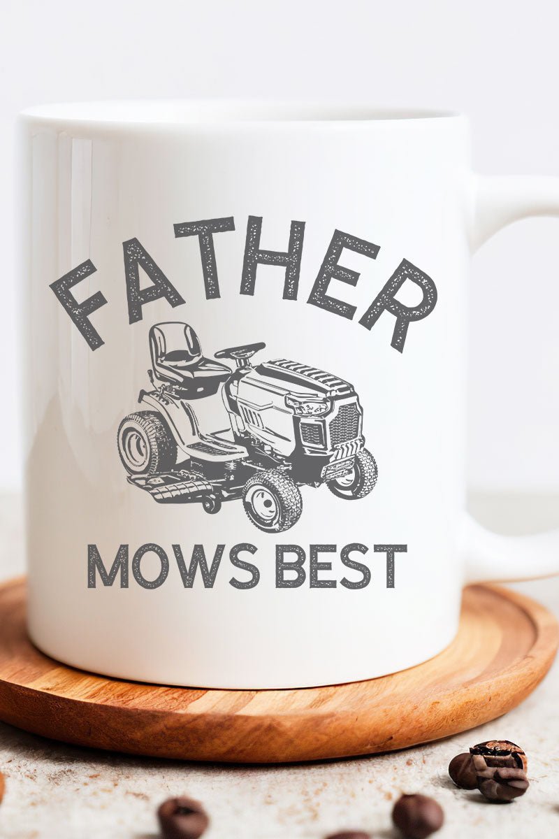 Father Mows Best Ceramic Mug - Wholesale Accessory Market