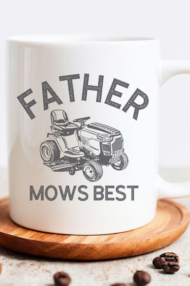 Father Mows Best Ceramic Mug - Wholesale Accessory Market