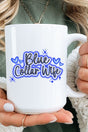 Faux Airbrush Blue Collar Wife Ceramic Mug - Wholesale Accessory Market