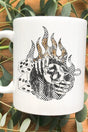 Flamin' 8 Ball Ceramic Mug - Wholesale Accessory Market