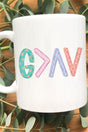 God Is Greater Ceramic Mug - Wholesale Accessory Market
