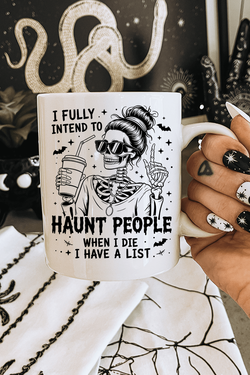 Haunt People Ceramic Mug - Wholesale Accessory Market