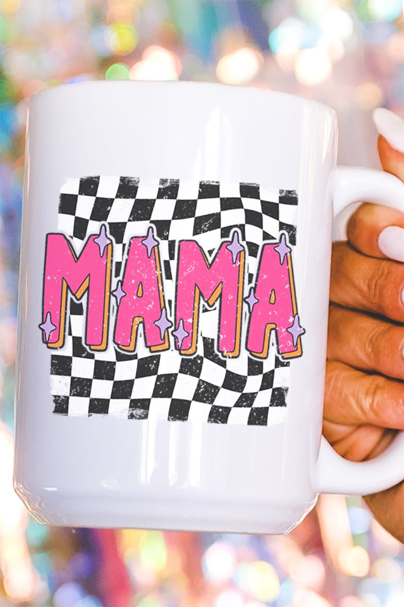 Hot Pink 90s Mama Ceramic Mug - Wholesale Accessory Market
