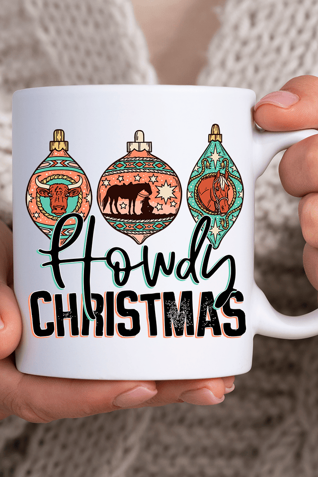 Howdy Horse Christmas Ceramic Mug - Wholesale Accessory Market