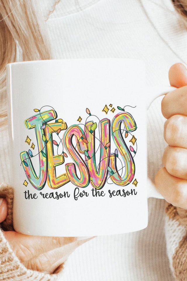 Jesus Is The Reason For The Season Ceramic Mug - Wholesale Accessory Market