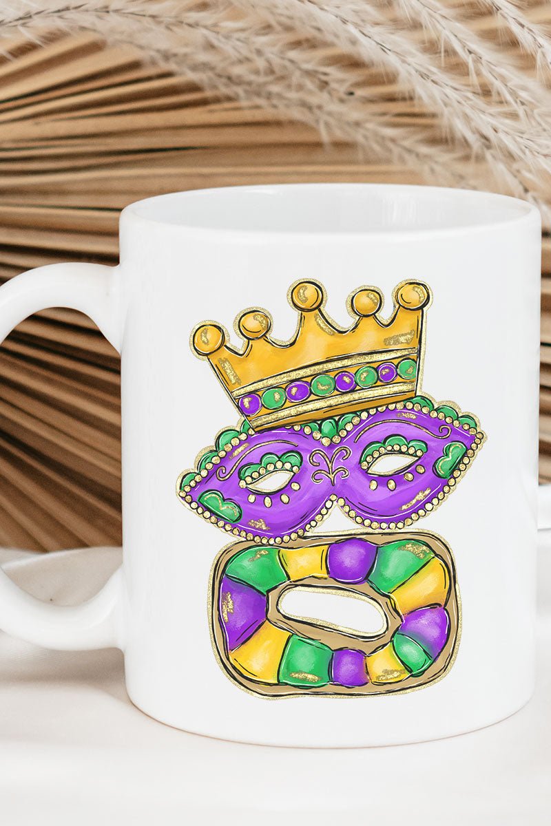 King Cake Queen Ceramic Mug - Wholesale Accessory Market