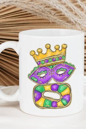 King Cake Queen Ceramic Mug - Wholesale Accessory Market
