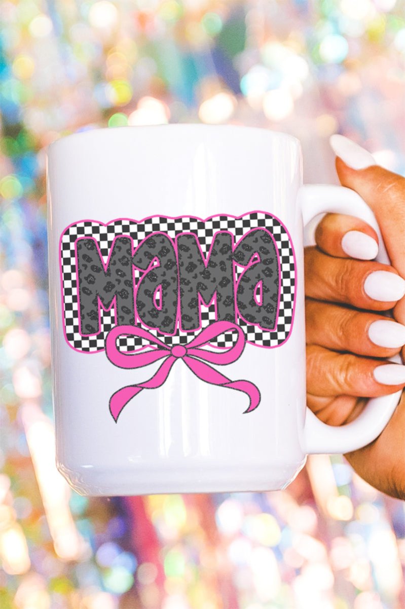 Leopard Luxe Mama Ceramic Mug - Wholesale Accessory Market
