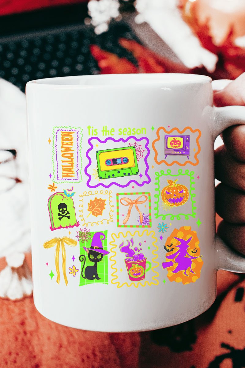 Neon All Hallow's Eve Ceramic Mug - Wholesale Accessory Market