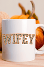 Orange Wifey Camo Ceramic Mug - Wholesale Accessory Market