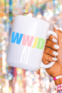 Pastel WWJD Ceramic Mug - Wholesale Accessory Market